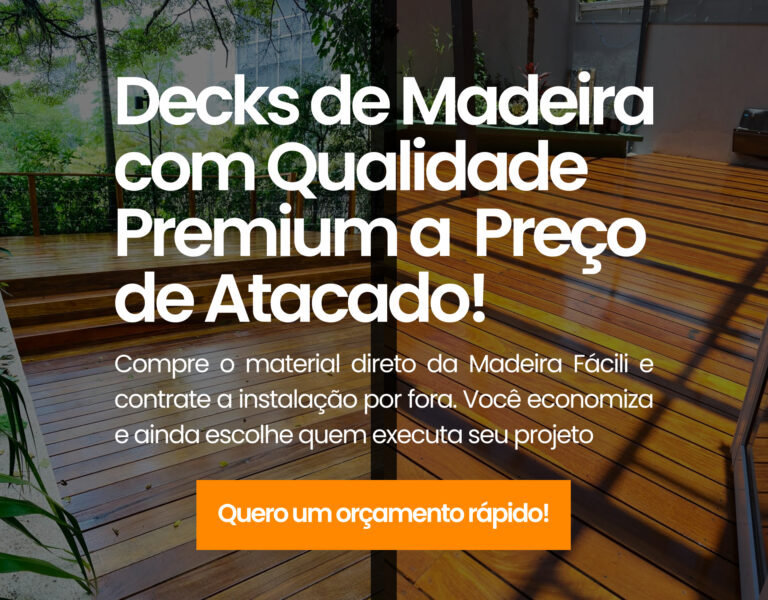 deck de madeira cumaru